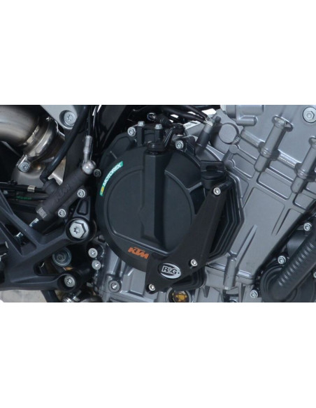 Protection de carter moteur droit R&G RACING noir - KTM 790 Duke