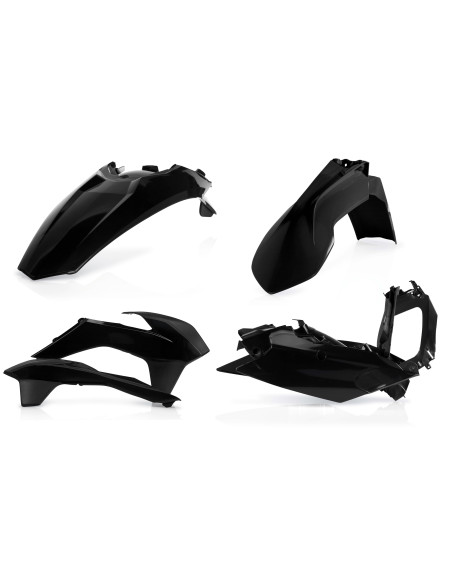 Kit plastiques - Noir - ACERBIS KTM 125/200/250/300 EXC 2014-2016 250/350/400/450/500 EXCF 2014-2016