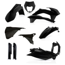 Kit plastiques complet - Noir - ACERBIS KTM 125/200/250/300 EXC 2014-2015 250/350/400/450/500/520525/540 EXCF 2014-2015