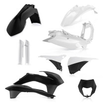 Kit plastiques complet - Noir - ACERBIS KTM 125/200/250/300 EXC 2014-2015 250/350/400/450/500/520525/540 EXCF 2014-2015