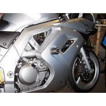 Tampons de protection R&G RACING Classic (axe de bras oscillant) noir - SUZUKI SV650S carénée