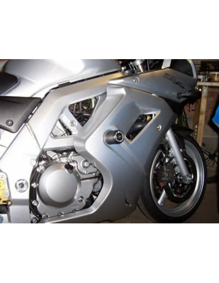 Tampons de protection R&G RACING Classic (axe de bras oscillant) noir - SUZUKI SV650S carénée