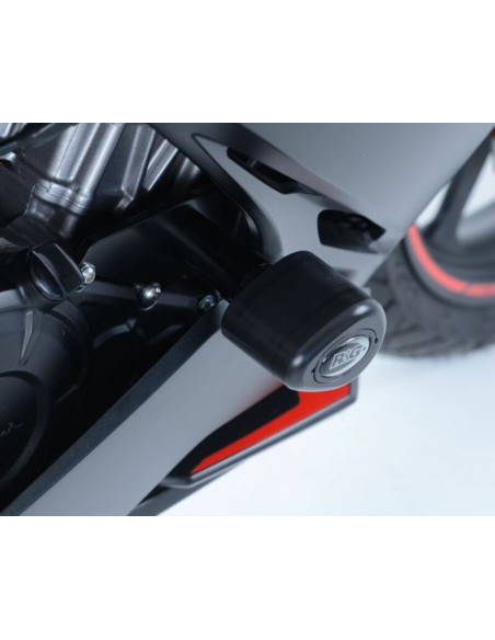 Tampons de protection R&G RACING Aéro noir - HONDA CBR250R