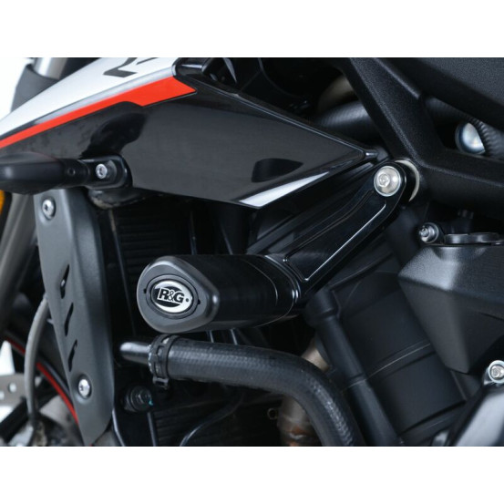 Tampons de protection R&G RACING Aéro noir - TRIUMPH Street Triple