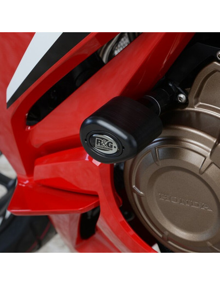 Tampons de protection R&G RACING Aéro noir - HONDA CBR500R