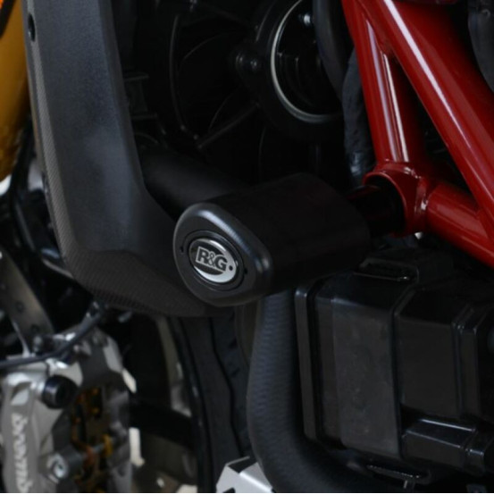 Tampons de protection Aéro R&G RACING noir - INDIAN FTR1200-1200S