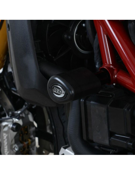 Tampons de protection Aéro R&G RACING noir - INDIAN FTR1200-1200S