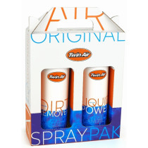 Pack nettoyage TWIN AIR - Liquid Power Spray + Dirt Remover - 2x500ml