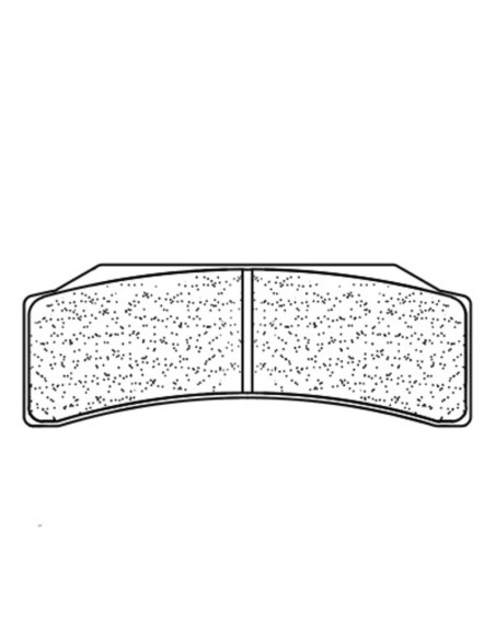 Plaquettes de frein avant CL BRAKES - C60 Utilisation racing uniquement