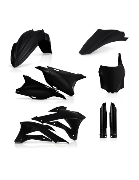 Kit plastiques complet - Noir - ACERBIS Kawasaki 85 KX 2014-2019