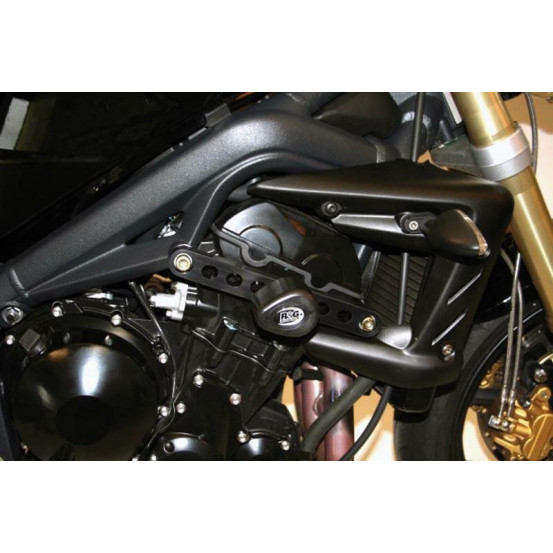 Tampons de protection R&G pour TRIUMPH 675 Street Triple, R 2007-2012