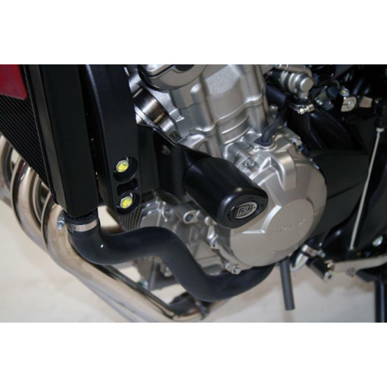Tampons de protection R&G HONDA 600 CB F Hornet 2007-14, 600 CBF 2008-10