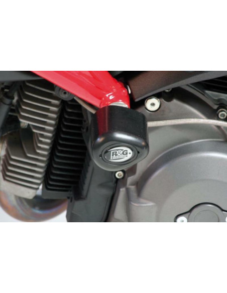 Tampons de protection R&G 696 Monster 2008-14, 796 Monster 2010-14 et 1100 Monster, EVO 2009-13