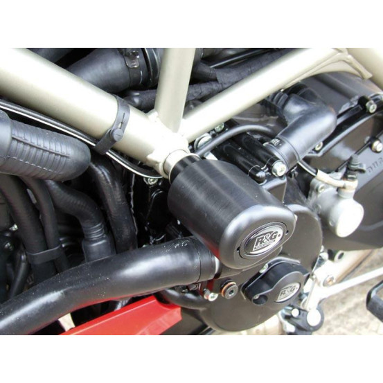 Tampons de protection R&G 796 Hypermotard 2010-14, 1098 Streefighter,R 2009-14 et 1100 Hyperm. 2010-13