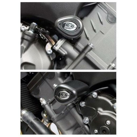 Tampons de protection R&G YAMAHA FZ8, Fazer 8 2010-2014 et FZ1 N, FZ1 Fazer 2006-2014