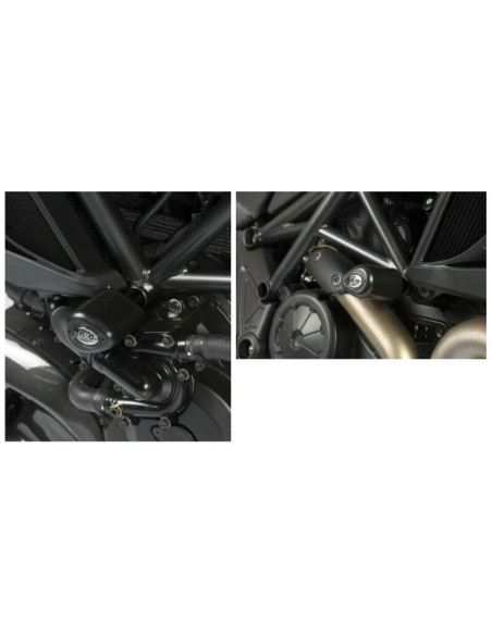 Tampons de protection R&G DUCATI 1200 Diavel 2011-2014