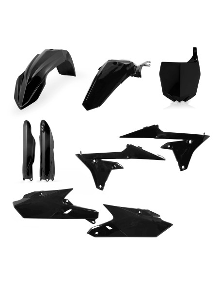 Kit plastiques complet - Noir - ACERBIS Yamaha 250 YZF 2014-2017 450 YZF 2014-2017