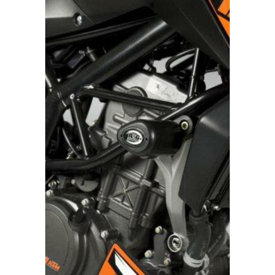 Tampons de protection R&G KTM 125 Duke 2011-2014 et 390 Duke 2013-2014