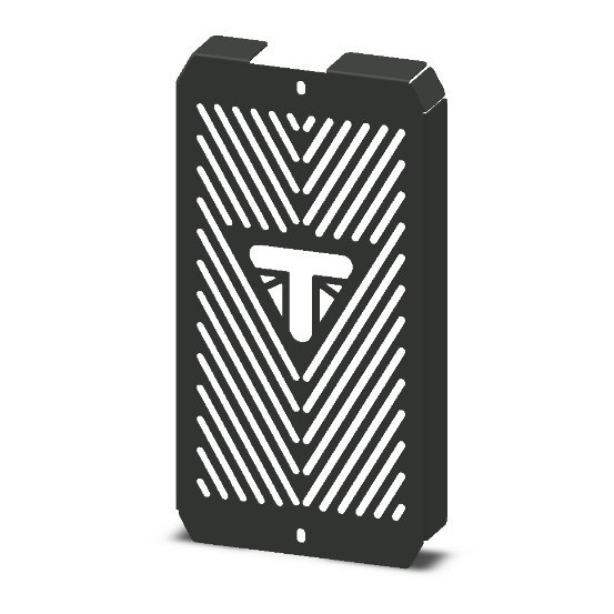 Grille Radiateur Noire Triumph 900 Street Twin 2016-2017 1200 Thruxton 2016-2017