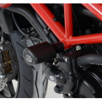 Tampons de protection R&G RACING Aéro noir - DUCATI Hypermotard-Hyperstrada 939