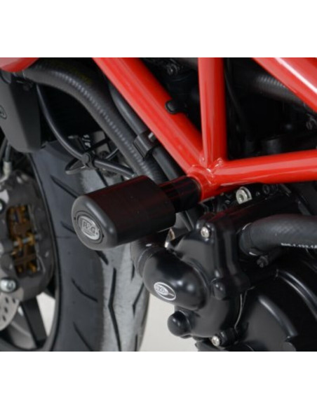 Tampons de protection R&G RACING Aéro noir - DUCATI Hypermotard-Hyperstrada 939