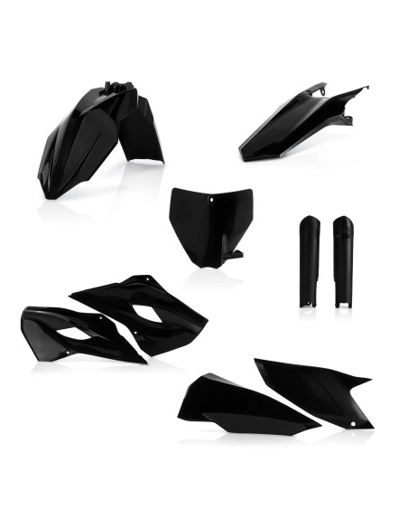 Kit plastiques complet - Noir - ACERBIS Husqvarna 250/350/450 FC 2014-2015 125 TC 2014-2015 250 TC 2014-2016