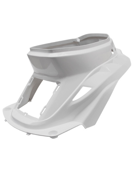 Carénage coque arrière scooter MBK 50 Booster/Yamaha 50 BWS 1999-2003 Blanc brillant