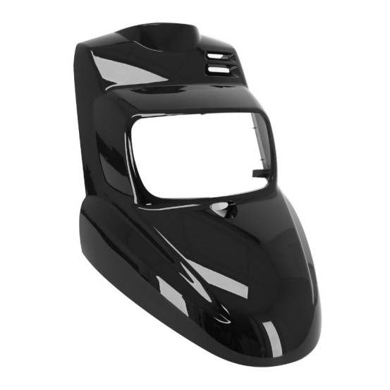 Carénage tablier avant scooter MBK 50 Booster/Yamaha 50 BWS après 2004 Noir brillant