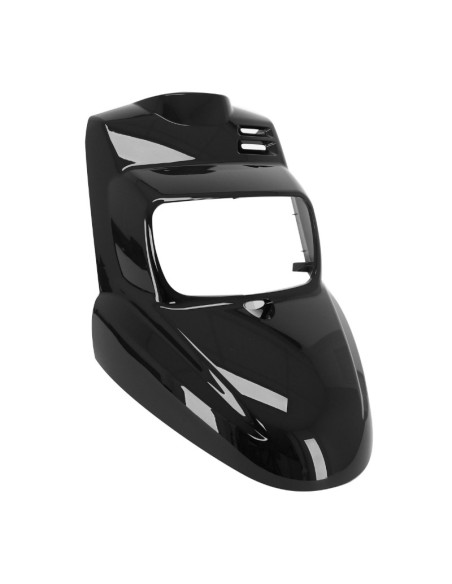 Carénage tablier avant scooter MBK 50 Booster/Yamaha 50 BWS après 2004 Noir brillant