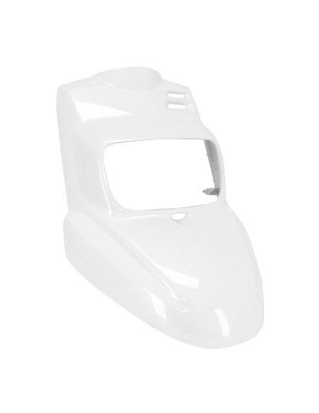 Carénage tablier avant scooter MBK 50 Booster/Yamaha 50 BWS après 2004 Blanc brillant