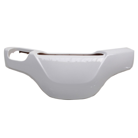Carénage couvre guidon scooter MBK 50 Booster/Yamaha 50 BWS après 2004 Blanc brillant