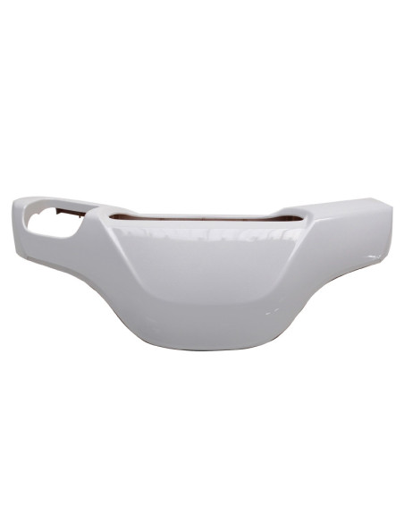 Carénage couvre guidon scooter MBK 50 Booster/Yamaha 50 BWS après 2004 Blanc brillant