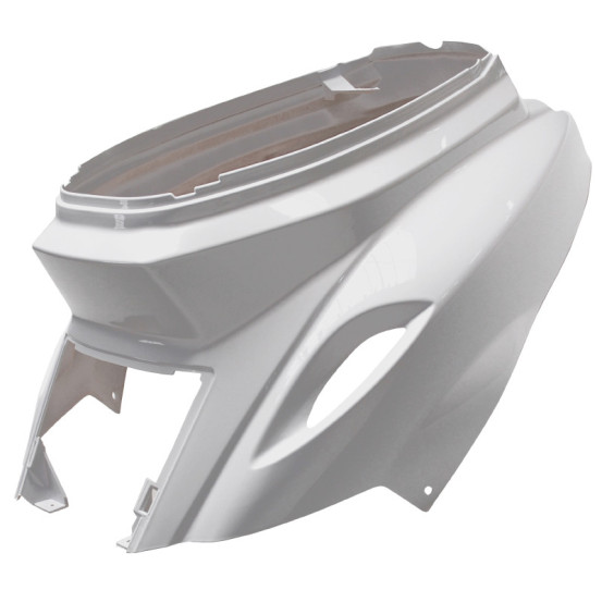 Carénage coque arrière scooter MBK 50 Booster/Yamaha 50 BWS après 2004 Blanc brillant