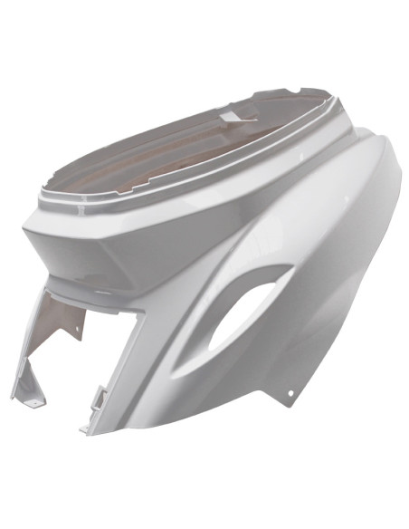 Carénage coque arrière scooter MBK 50 Booster/Yamaha 50 BWS après 2004 Blanc brillant