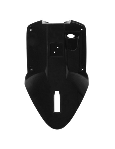 Carénage tablier arrière scooter MBK 50 Booster/Yamaha 50 BWS après 2004 Noir brillant