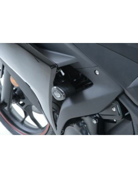 Tampons de protection R&G RACING Aéro Race version noir - YAMAHA YZF-R3