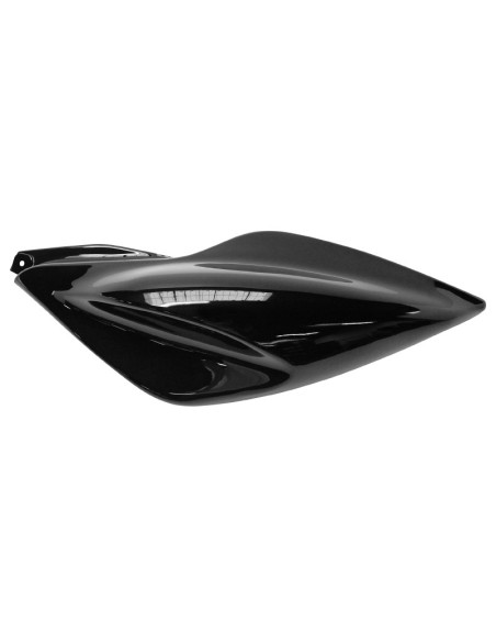Carénage coque arrière scooter MBK 50 Nitro/Yamaha 50 Aerox 1997-2012 Noir brillant Gauche