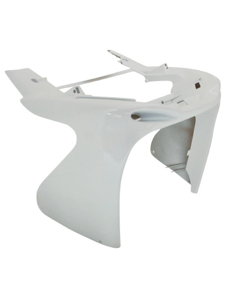 Carénage tablier avant scooter MBK 50 Nitro/Yamaha 50 Aerox 1997-2012 Blanc brillant