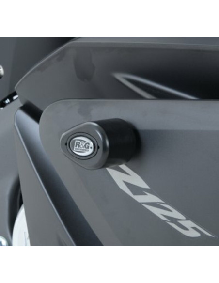 Tampons de protection R&G RACING Aéro noir - YAMAHA YZF-R125