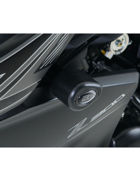 Tampons de protection R&G RACING Aéro noir - KAWASAKI Z300