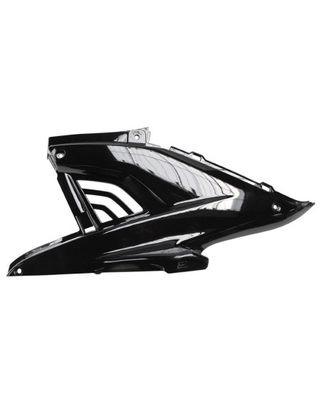 Carénage capot moteur scooter MBK 50 Nitro/Yamaha 50 Aerox 1997-2012 Noir brillant Gauche