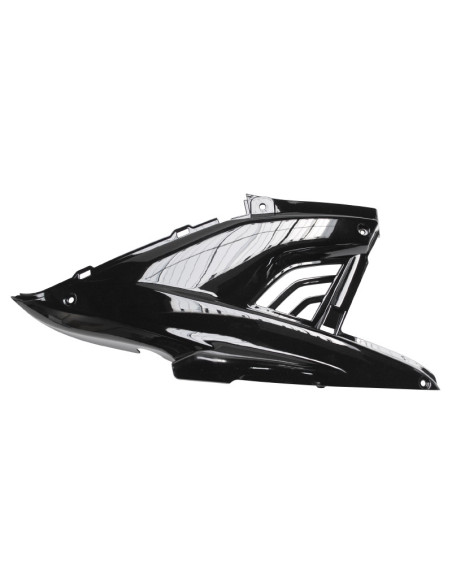 Carénage capot moteur scooter MBK 50 Nitro/Yamaha 50 Aerox 1997-2012 Noir brillant Droit