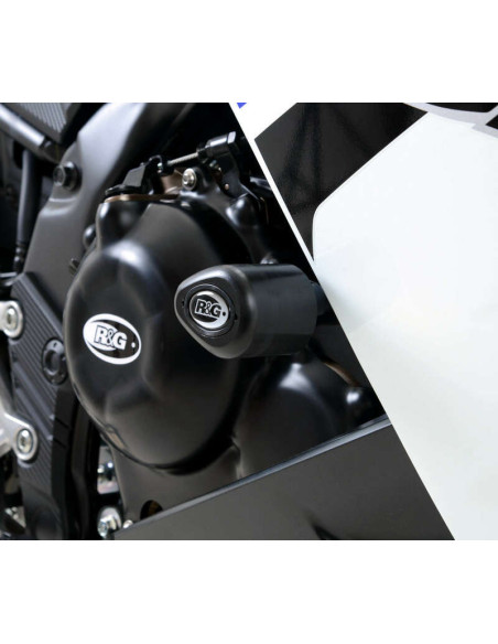 Tampons de protection R&G RACING Aéro noir - HONDA CBR500R