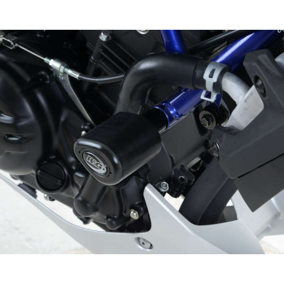 Tampons de protection R&G RACING Aéro noir - YAMAHA MT-03