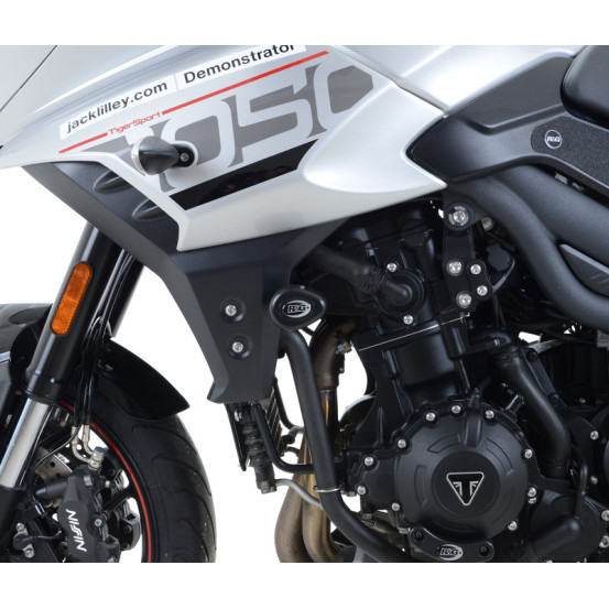 Tampons de protection R&G RACING Aéro noir - TRIUMPH Tiger 1050 Sport