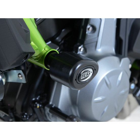 Tampons de protection R&G RACING Aéro noir - KAWASAKI Z650