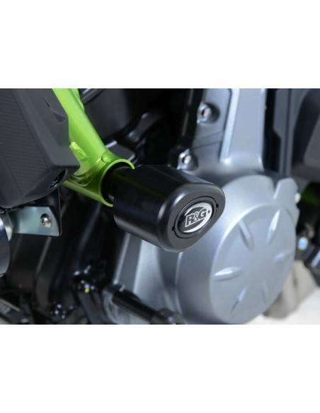 Tampons de protection R&G RACING Aéro noir - KAWASAKI Z650