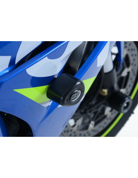 Tampons de protection R&G RACING Aéro Race noir - SUZUKI GSX-R1000