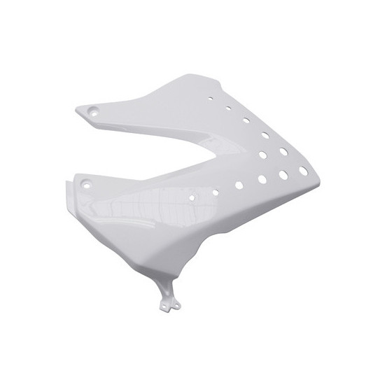 Carénage cache réservoir 50 à boite Derbi 50 Senda DRD 2005-2010 Blanc brillant Gauche
