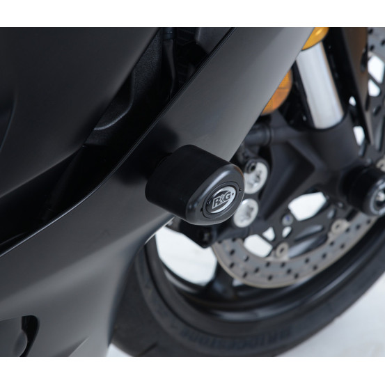 Tampons de protection R&G RACING Aéro noir - YAMAHA YZF-R6